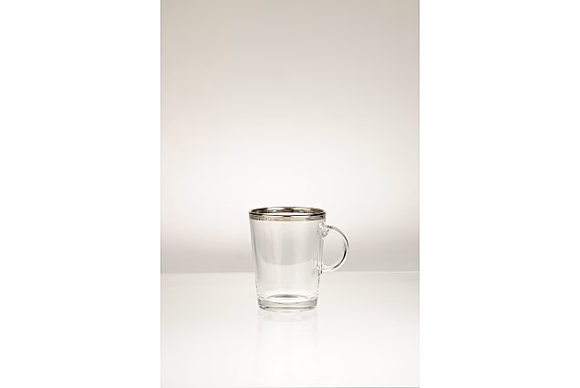 Faro Platinum-FPO-szklanka do herbaty z uchem 250ml
