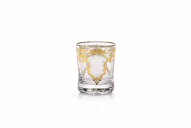 Złocone szklanki do whisky Siena-SH