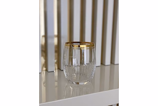 Marble Gold-MGE-szklanki niskie 300ml
