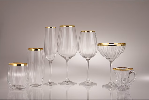 Faro Gold Optic-FGOF-szklanki wysokie 350ml