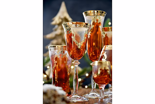 Eleganckie kieliszki do szampana Angel Red-ARA