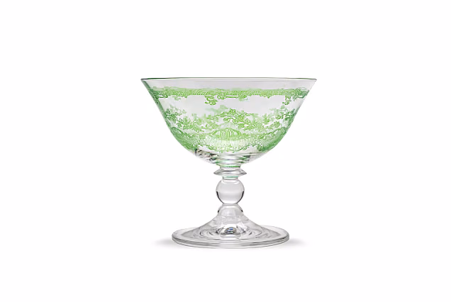 Garden-GDGD-śliczne zielone pucharki na lody 6szt