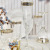Eleganckie kieliszki do szampana 180ml zdobione Sofia Crystal -SCA