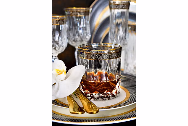 Eleganckie szklanki do drinków Opera Platin-OCE-