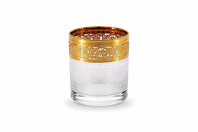 Komplet szklanek do whisky z ornamentem -Palace
